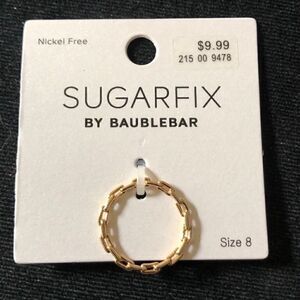Baublebar Chain Link Ring Bundle Size 8 BNIP